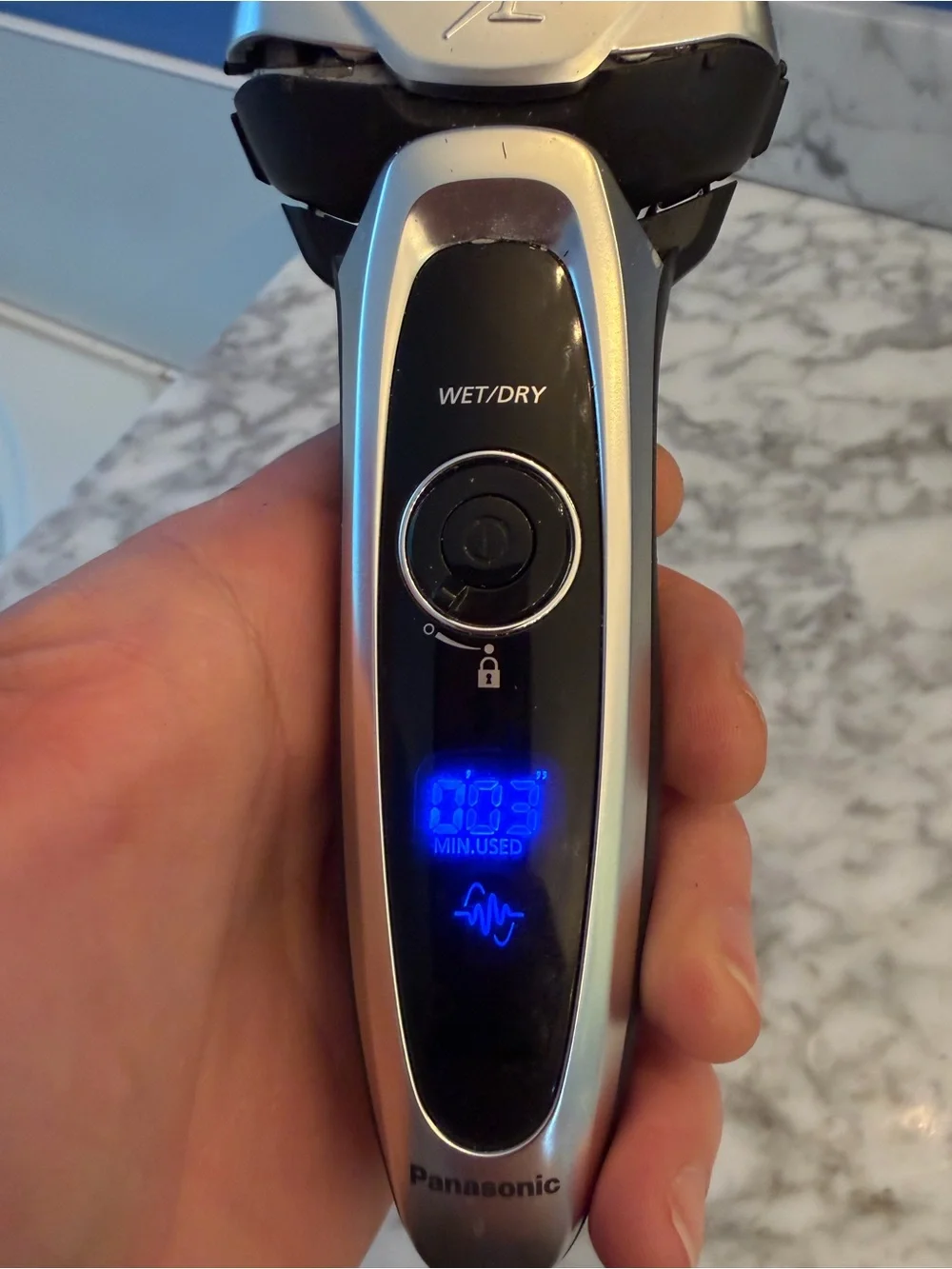 Panasonic Arc5 ES-LV65-S Wet/Dry Cordless Foil 5-Head Shaver Case Charger
